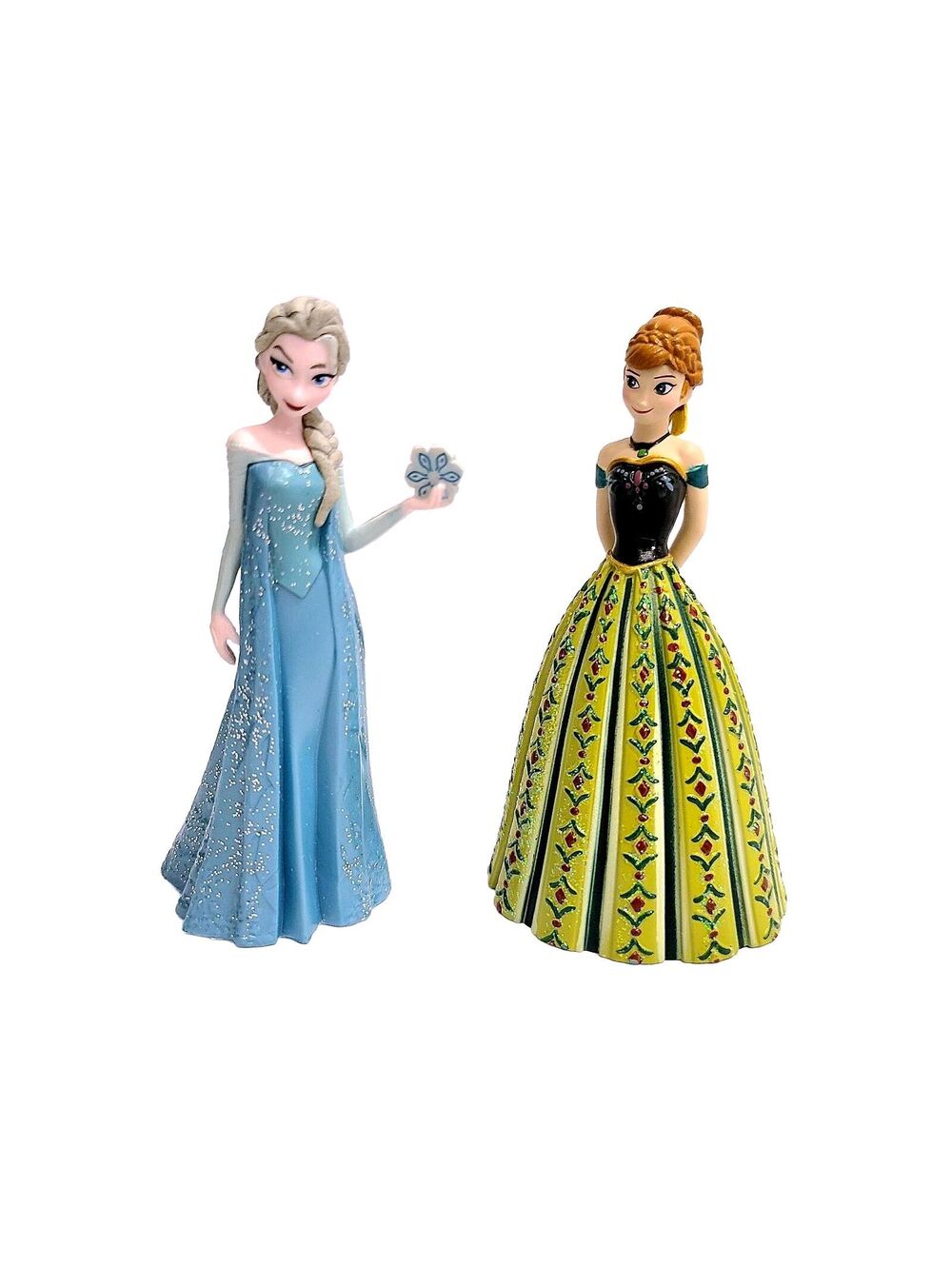 Disney Frozen Elsa & Anna PVC Figure Set 3.5in 9cm Coronation Snow Queen